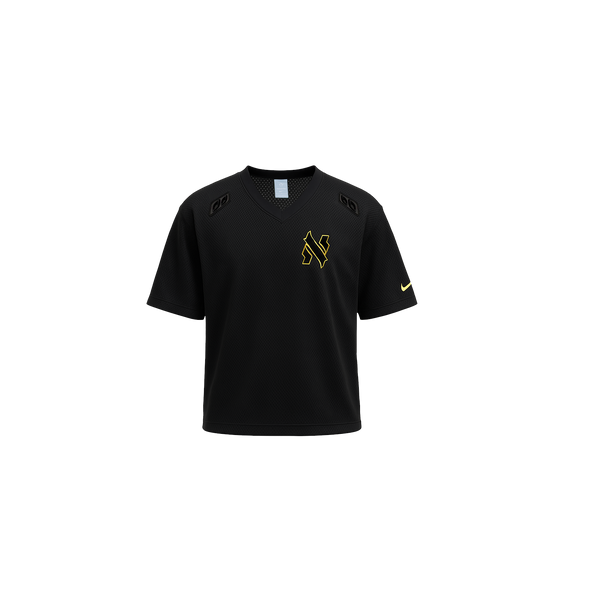 Black Mesh Short Sleeve